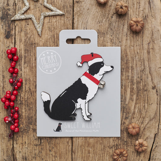 Border Collie Tree Decoration