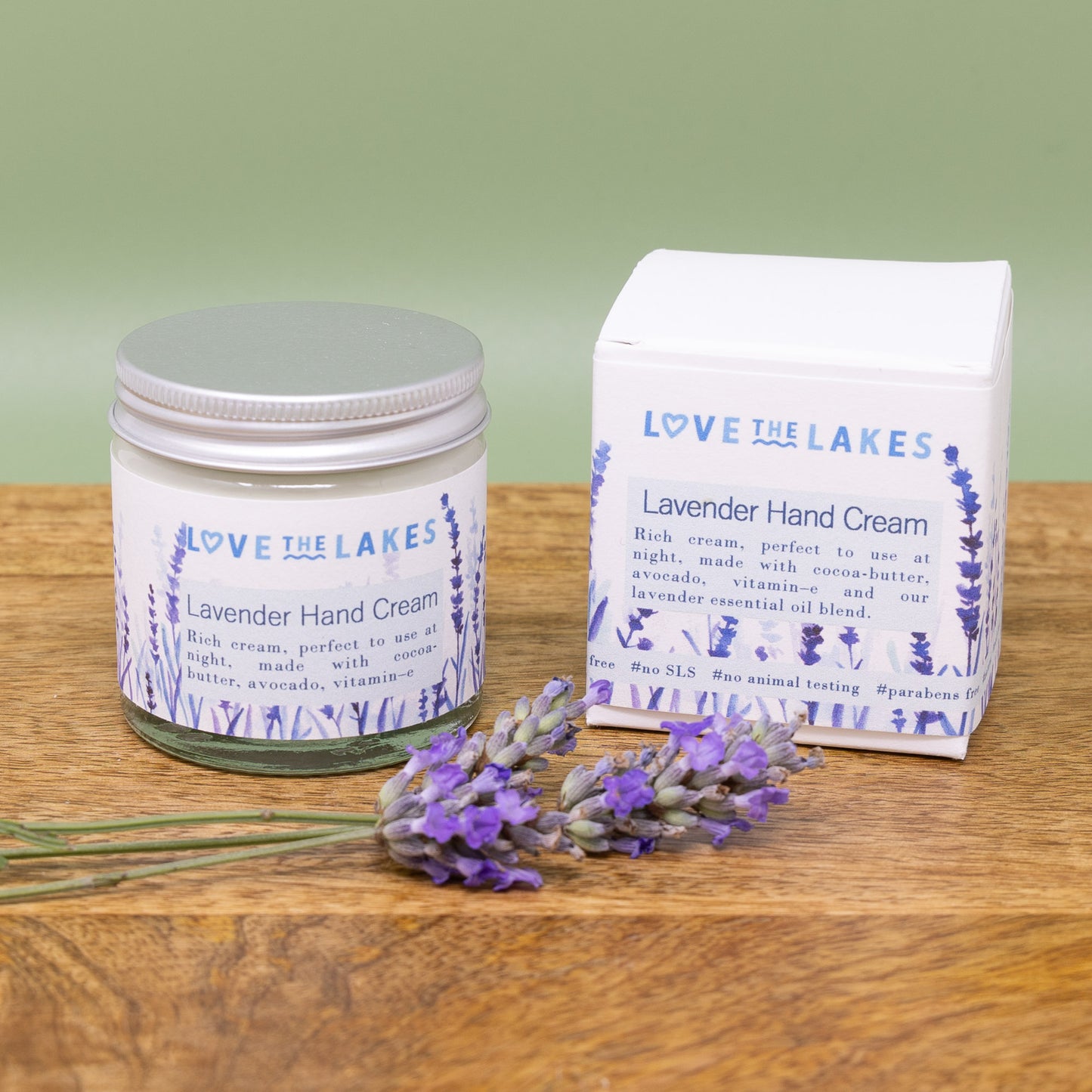 Love the Lakes Lavender 100% Natural Rich Hand Cream