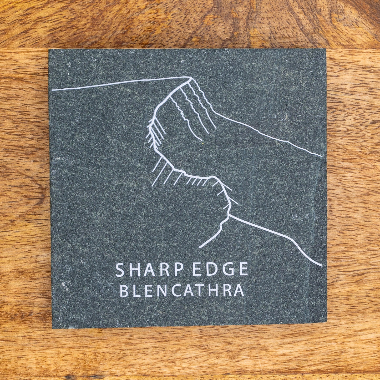 Love the Lakes X Honister X Sugar Shed Green Slate Mountain Coasters - 4 designs