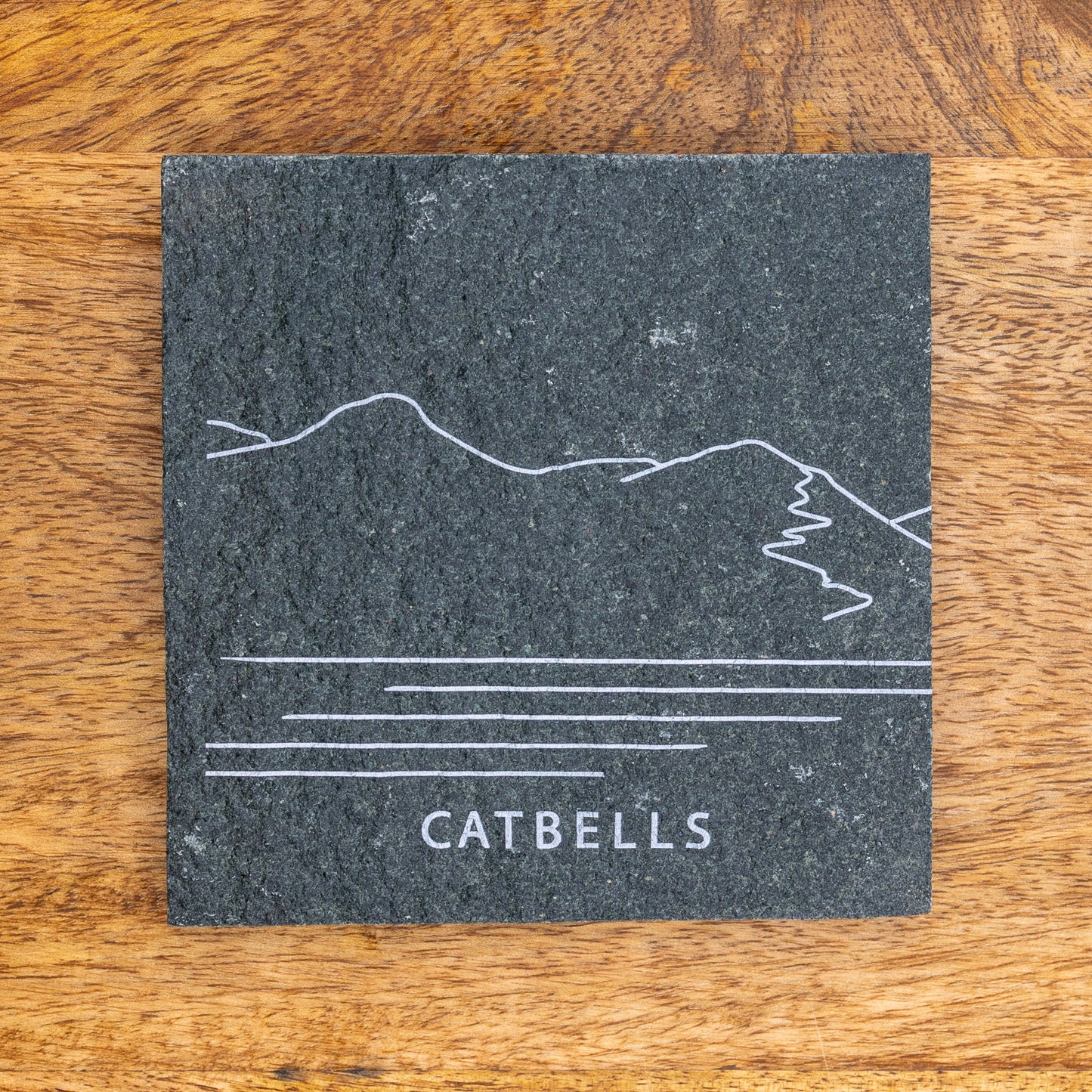 Love the Lakes X Honister X Sugar Shed Green Slate Mountain Coasters - 4 designs