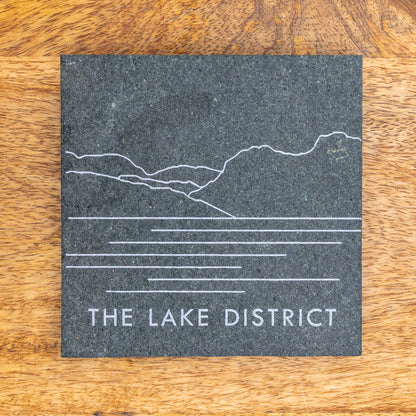 Love the Lakes X Honister X Sugar Shed Green Slate Mountain Coasters - 4 designs