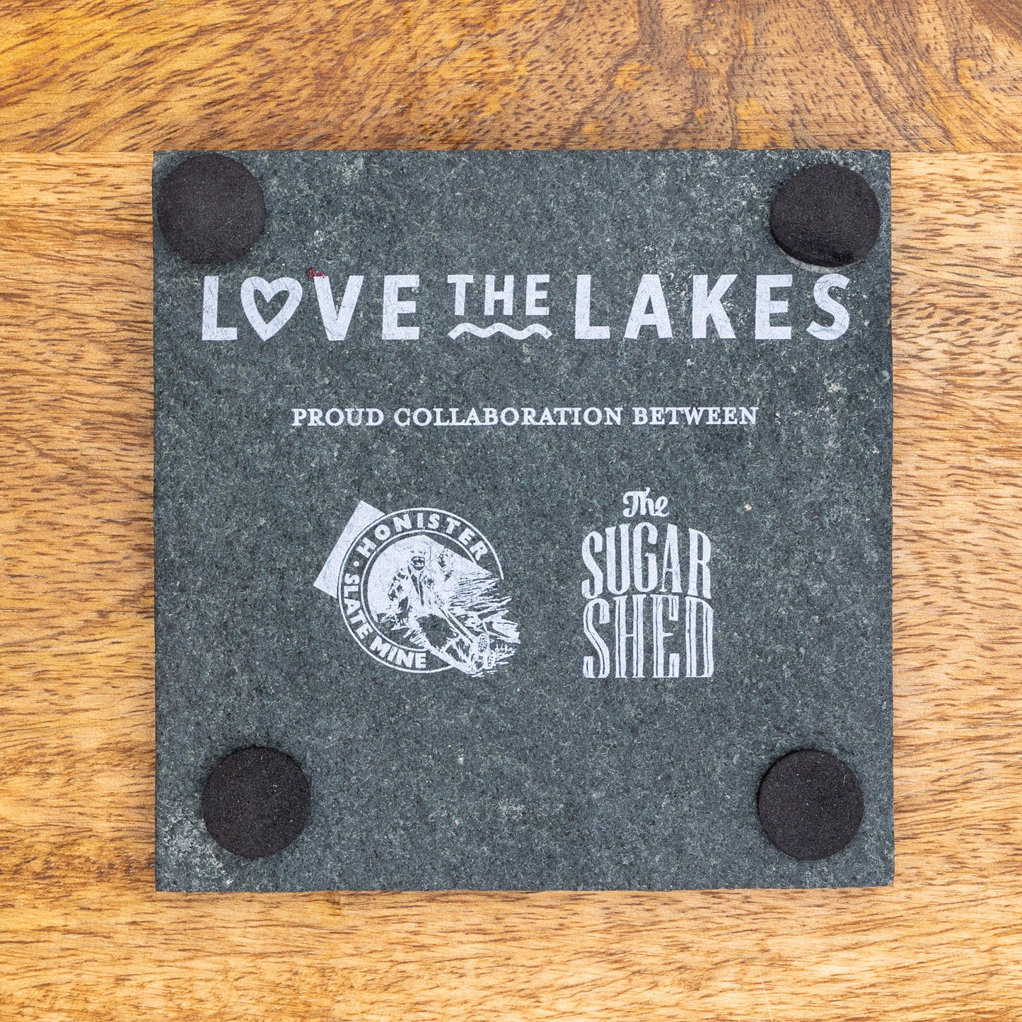 Love the Lakes X Honister X Sugar Shed Green Slate Mountain Coasters - 4 designs