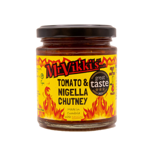 Mr Vikki's Tomato & Nigella Chutney 220g