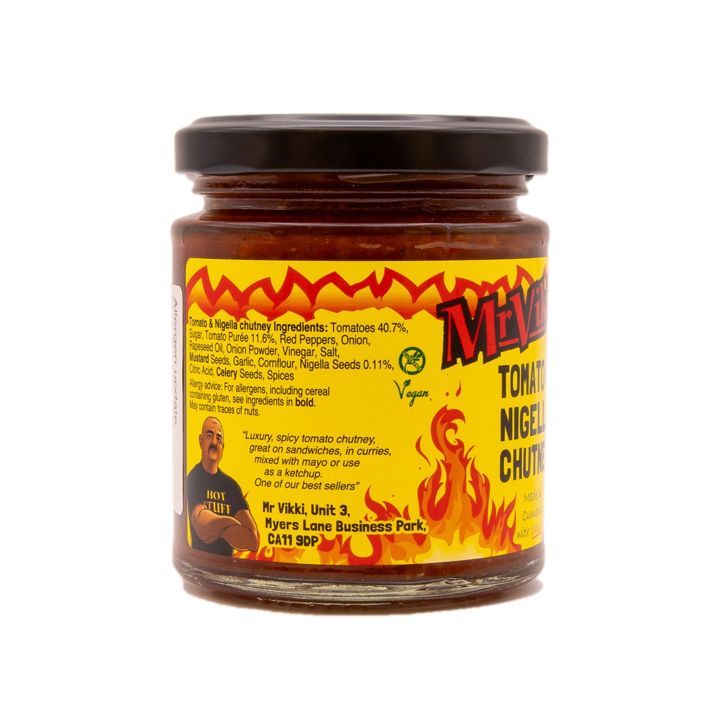 Mr Vikki's Tomato & Nigella Chutney 220g