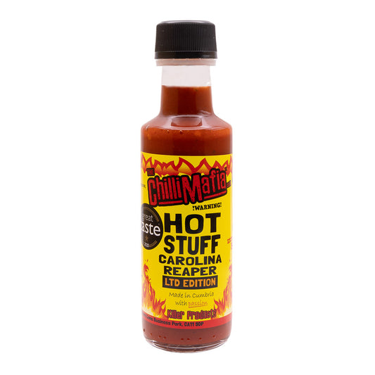 Mr Vikki’s Chilli Mafia Hot Stuff Carolina Reaper Chilli Sauce 100ml Limited Edition