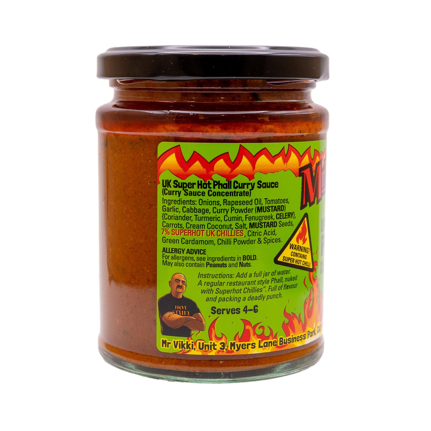 Mr Vikki's UK Superhot Phall Curry Sauce 315g