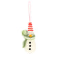 Snowman with Scarf Decoration
