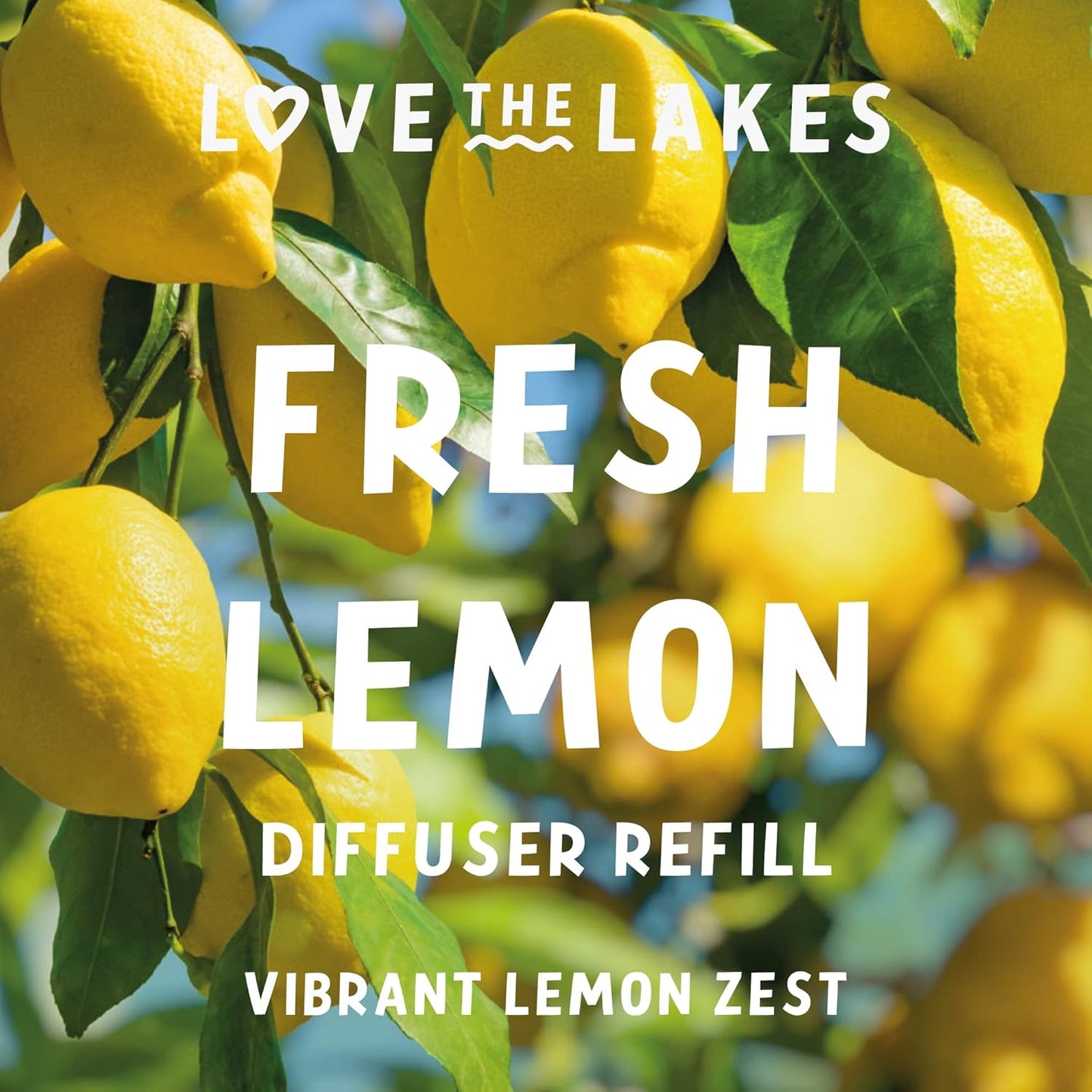 Love the Lakes Fresh Lemon 200ml Reed Diffuser Refill