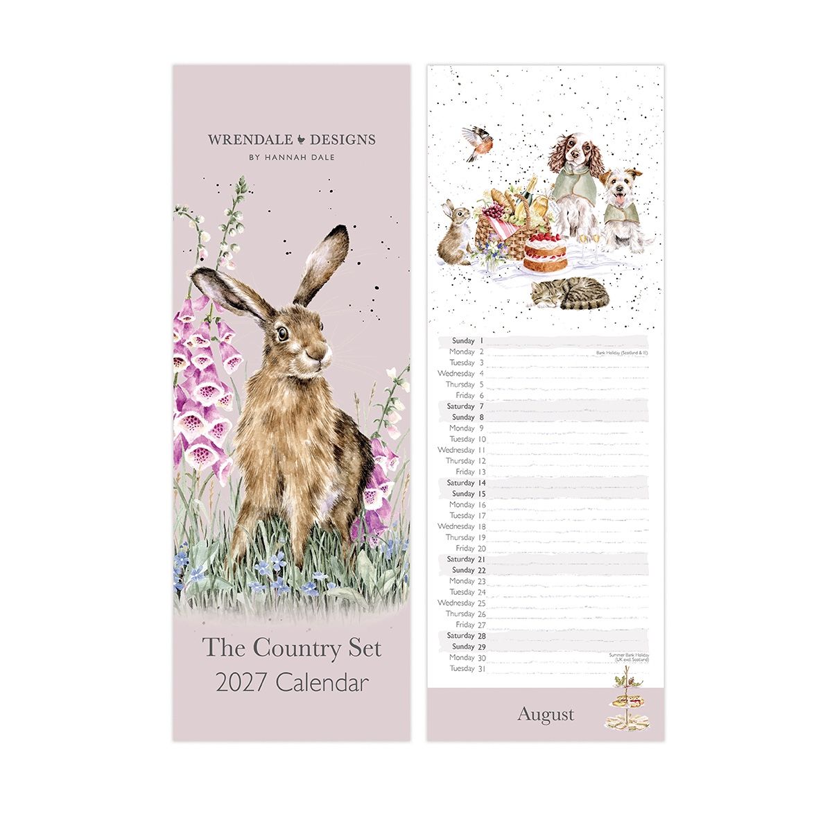The Country Set Slim Calendar 2027