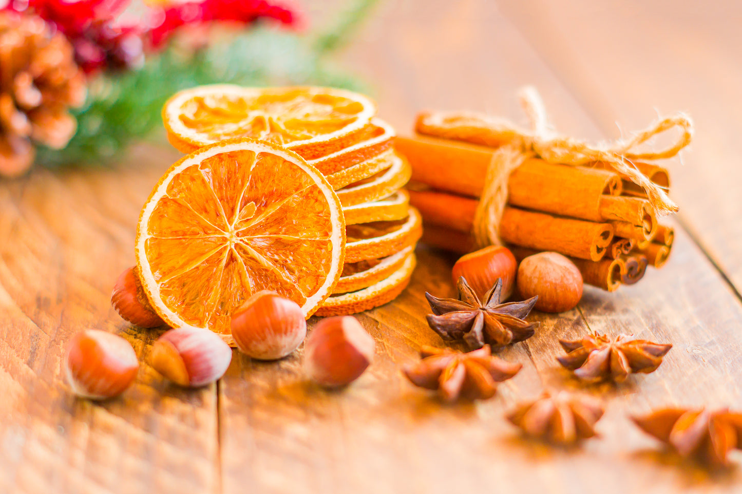 Love the Lakes Cinnamon & Orange Reed Diffuser Refill 200ml - Spicy Citrus with Warm Cinnamon & Cloves