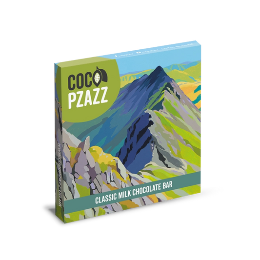 Coco Pzazz Striding Edge Classic Milk Chocolate Bar 80g