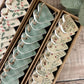 Cornucopia Holly Christmas Garland – Handmade Clay Heart Decoration