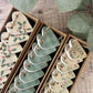 Cornucopia Holly Christmas Garland – Handmade Clay Heart Decoration