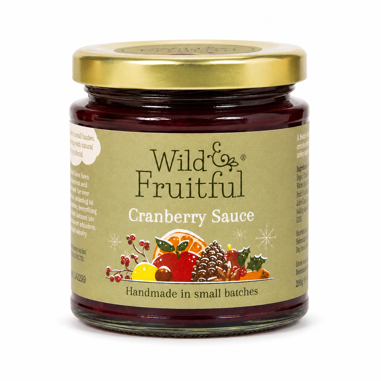 Wild & Fruitful Christmas Cranberry Sauce 200g