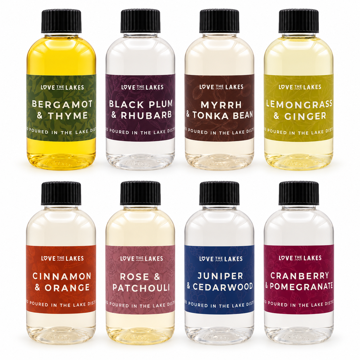 Love the Lakes Luxury Collection – Reed Diffuser Refill 150ml