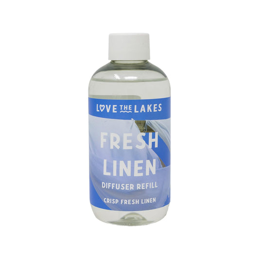 Love the Lakes Fresh Linen 200ml Reed Diffuser Refill