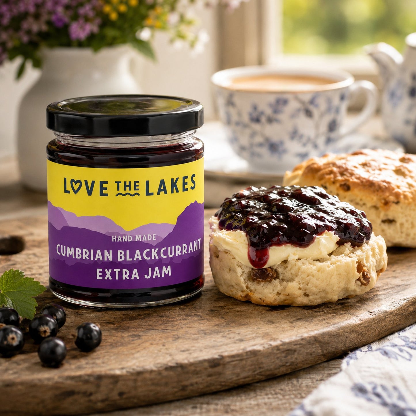 Love the Lakes Blackcurrant Extra Jam 227g