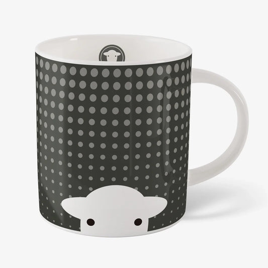 Herdy Peep in the Rain Mug - Grey