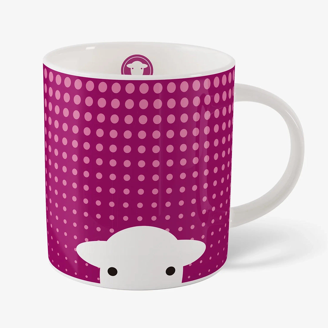 Herdy Peep in the Rain Mug - Pink