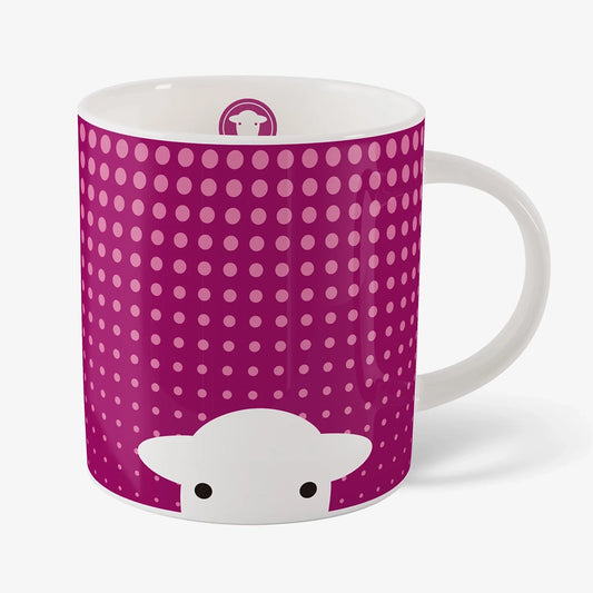 Herdy Peep in the Rain Mug - Pink
