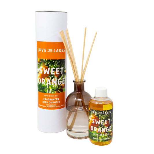 Love the Lakes Sweet Orange Reed Diffuser Gift Set