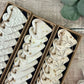 Cornucopia Botanical Christmas Garland – Handmade Clay Heart Decoration