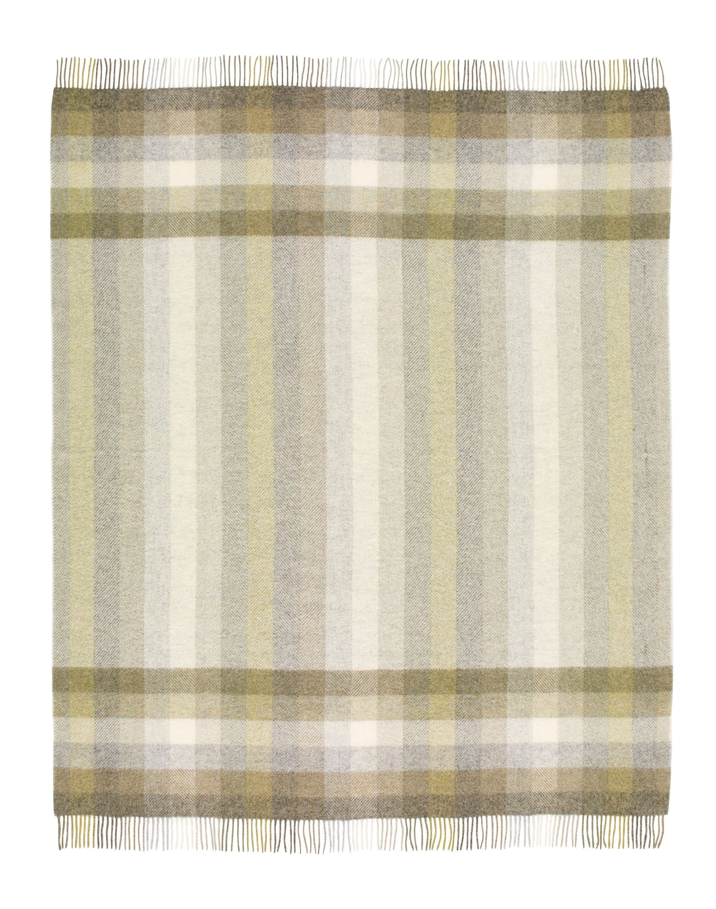 Bronte by Moon Woodale Olive Throw Blanket