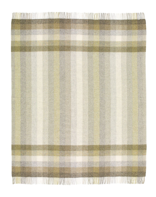 Bronte by Moon Woodale Olive Throw Blanket