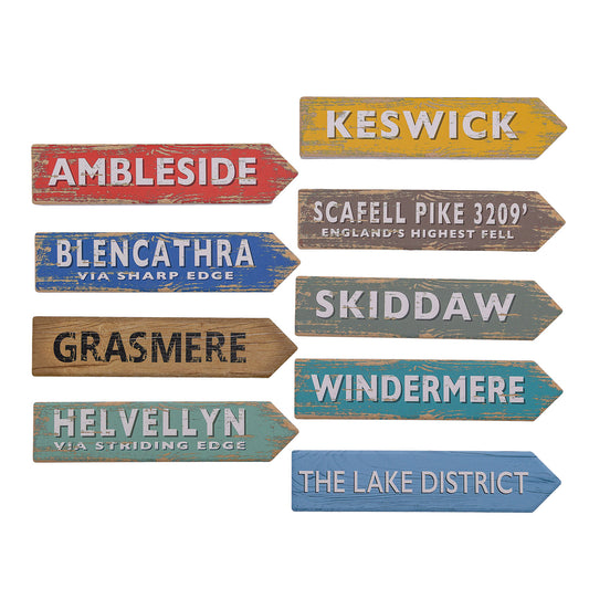 Love the Lakes 'Lake District Icons' Ceramic Direction Magnets