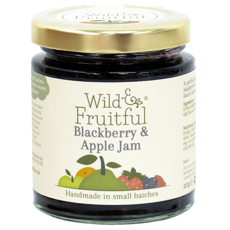 Wild and Fruitful Blueberry & Lemon Jam - 227g