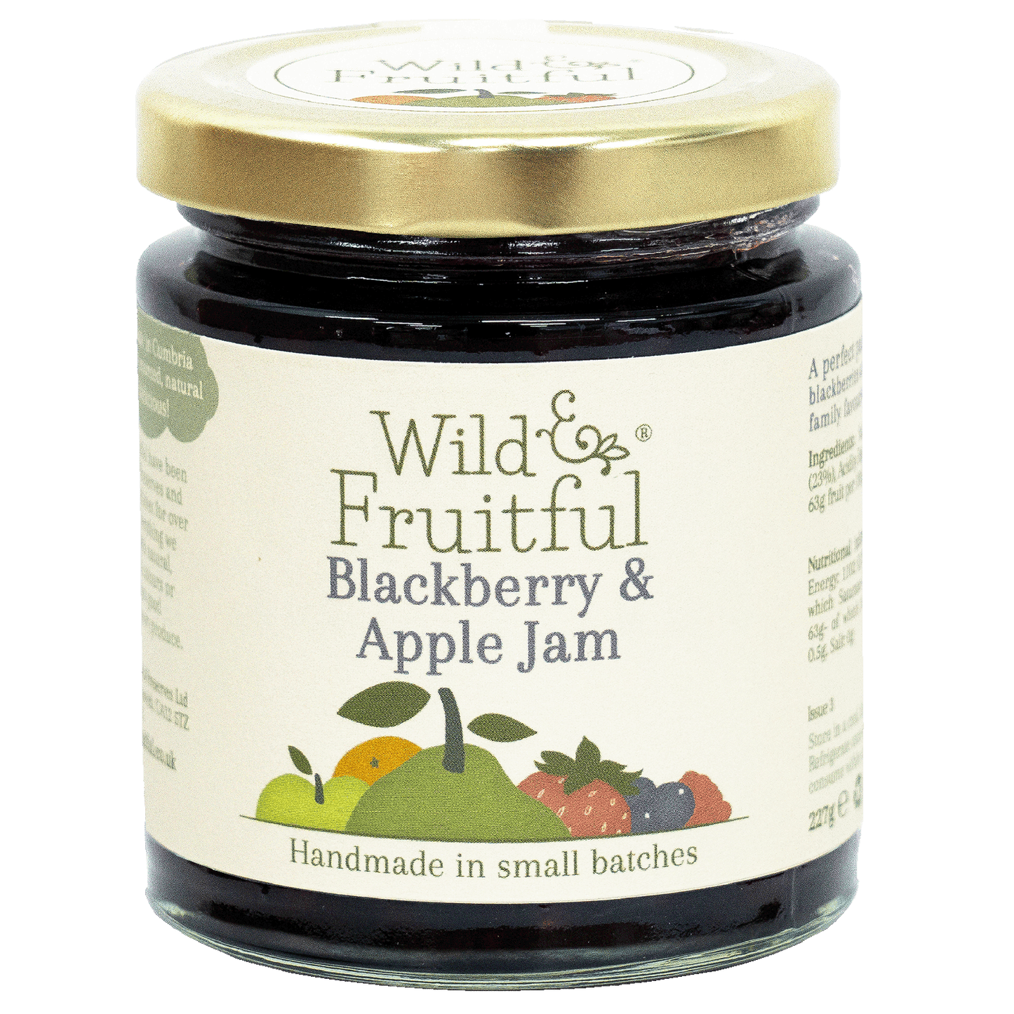 Wild and Fruitful Blackberry & Apple Jam - 227g