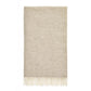Bronte by Moon Herringbone Natural Throw Blanket