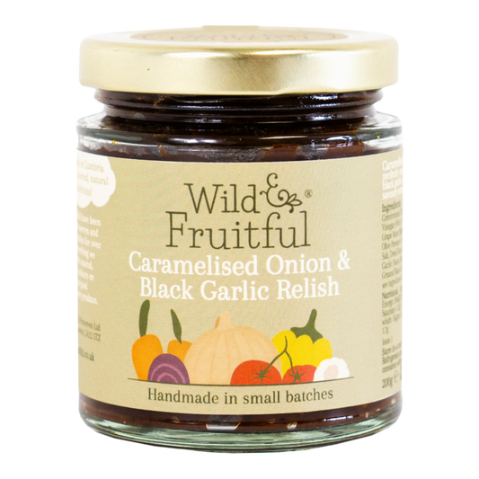 Wild and Fruitful Caramelised Onion and Black Garlic Relish - 200g