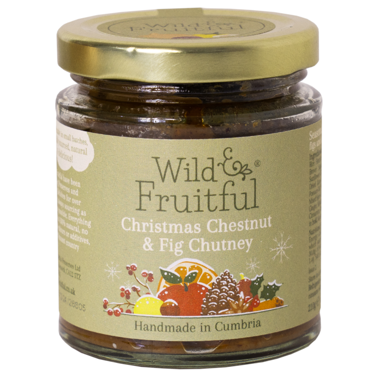 Wild & Fruitful Christmas Chestnut and Fig Chutney 210g