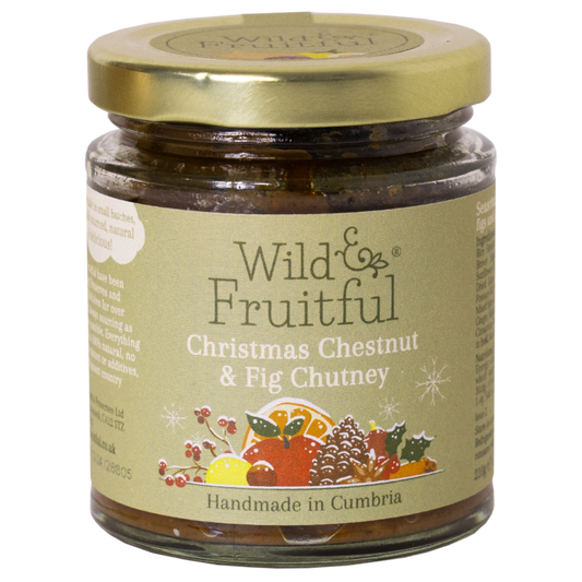 Wild & Fruitful Christmas Chestnut and Fig Chutney 210g