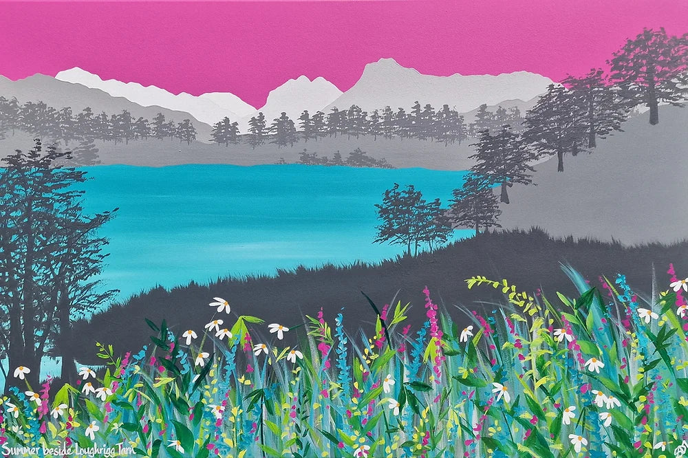 Summer Beside Loughrigg Tarn Card