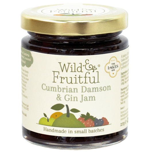 Wild and Fruitful Cumbrian Damson & Gin Jam - 227g