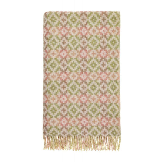 Bronte by Moon Dartmouth Green Throw Blanket