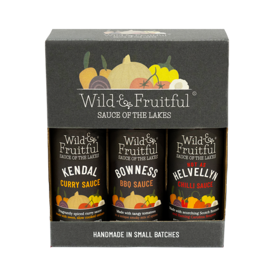 Wild and Fruitful Bowness, Kendal and Helvellyn Sauce Gift Pack