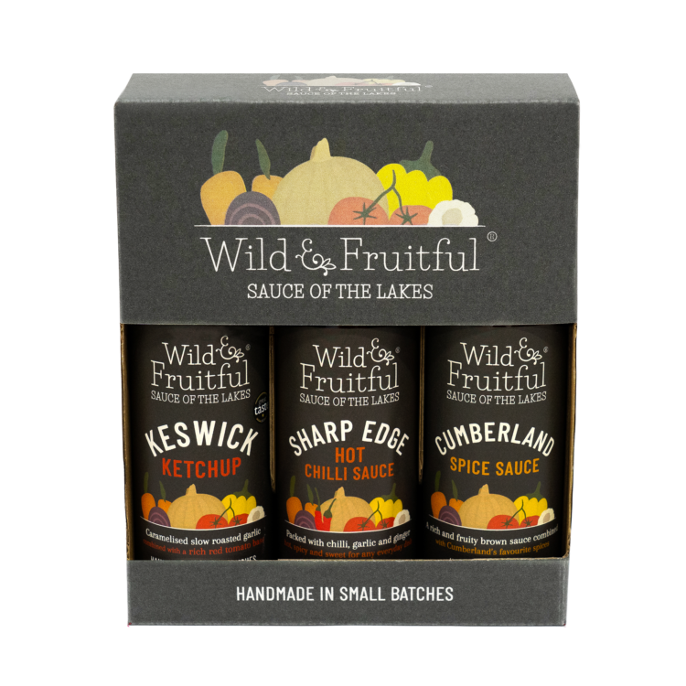 Wild and Fruitful Keswick, Striding Edge and Cumberland Sauce Gift Pack