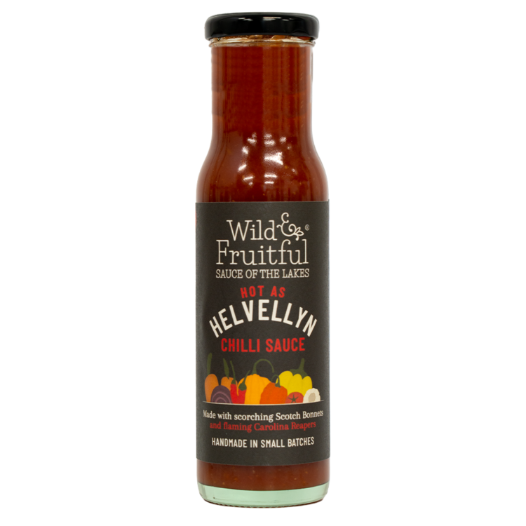 Wild and Fruitful Hot as Helvellyn Chilli Sauce - 250g