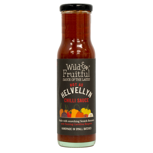 Wild and Fruitful Hot as Helvellyn Chilli Sauce - 250g