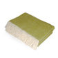 Bronte by Moon Herringbone Lime Throw Blanket