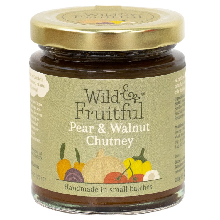 Wild and Fruitful Pear & Walnut Chutney - 210g