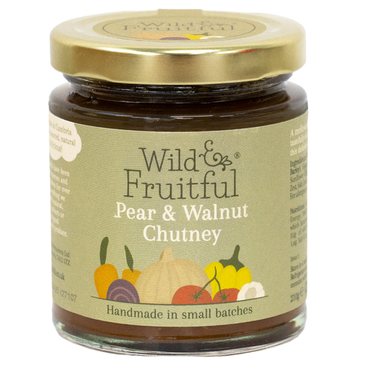 Wild and Fruitful Pear & Walnut Chutney - 210g