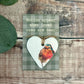 Cornucopia Robins Appear Heart Hug – Handmade Christmas Decoration