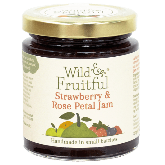 Wild and Fruitful Strawberry & Rose Petal Jam - 227g