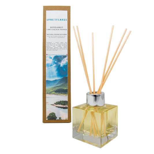 Love the Lakes Bergamot, Lime and Black Pepper Reed Diffuser