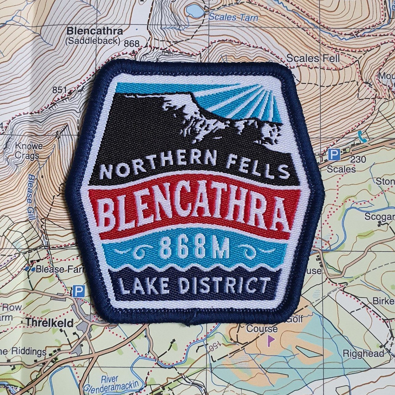 Blencathra Iron On Patch