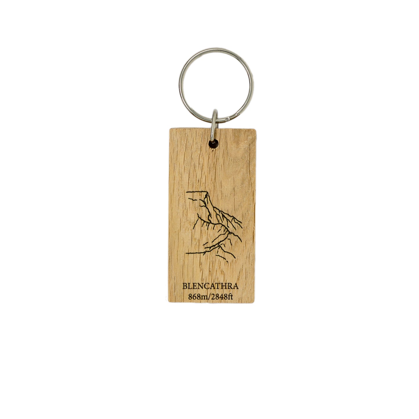 Mountain Outline Keyring